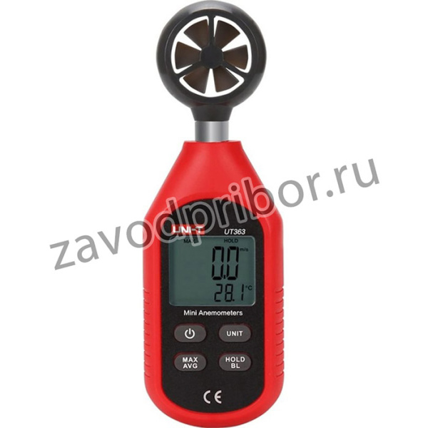 UT363 Анемометр-термометр с крыльчаткой цифровой 00-00007444