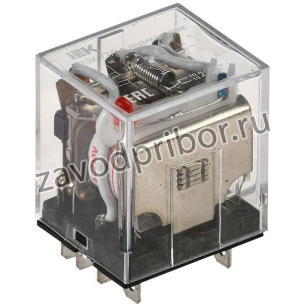 Реле РЭК 77-3(LY3) 10А 230В AC с индикацией IEK RRP10-3-10-220A-LED