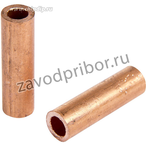 07-5355-1, Гильза медная ГМ 16-6 (16мм2 - _ 6мм) (в упак. 5 шт.)