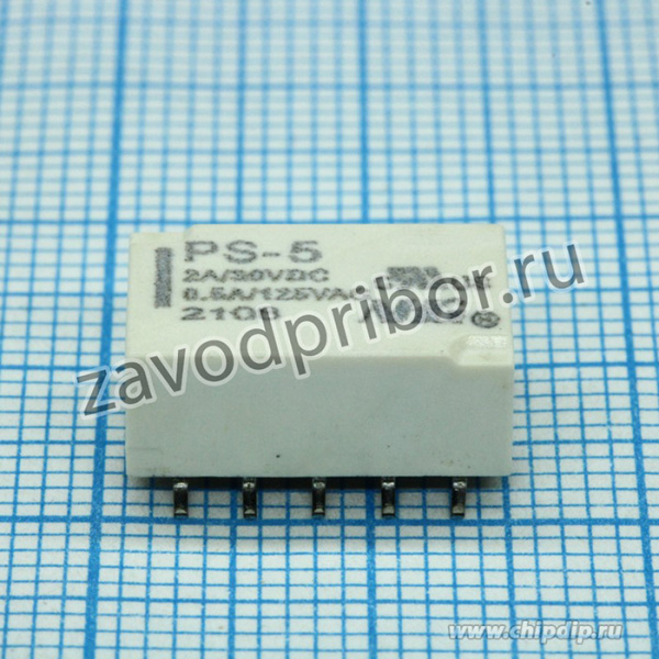 PS-5V, Реле сигнальное 2А две группы на переключение катушка 5В