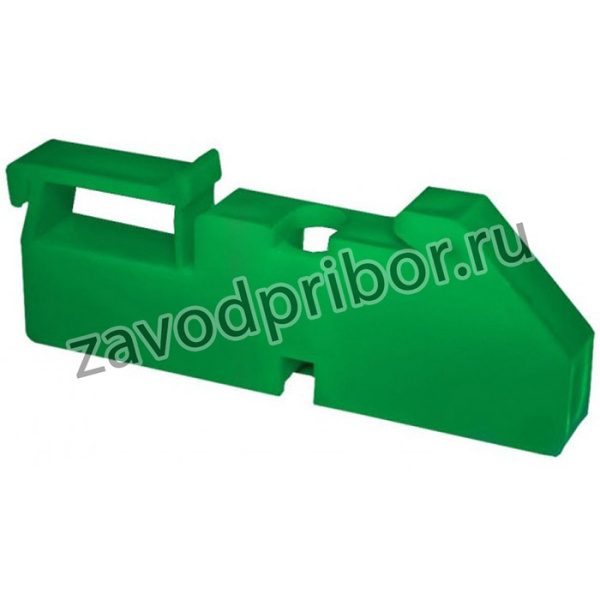 Изолятор на DIN рейку зелёный SQ0810-0003