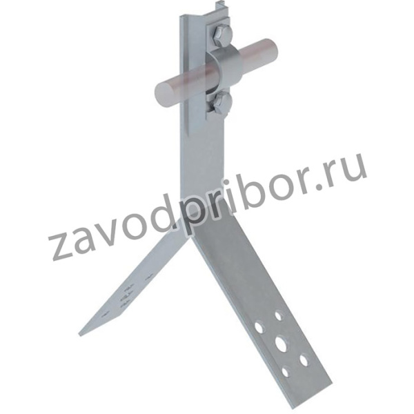 Держатель болтовой коньковый KDB-H80-D5-10 для прутка d5-10мм H=80мм сталь КМ MA0086