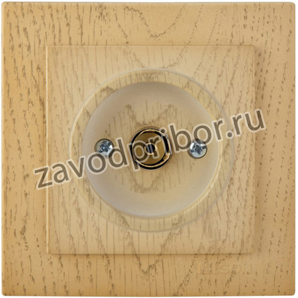 Розетка 1СП тв конечная клен Touran wood 24281029