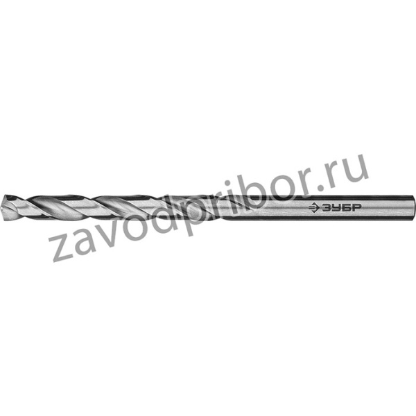 29625-5.3, ЗУБР ПРОФ-А 5.3х86мм, Сверло по металлу, сталь Р6М5, класс А