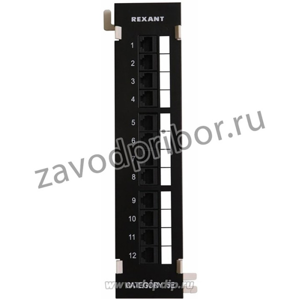 04-0020, Панель коммутационная настенная, 12 портов, UTP, RJ-45, CAT 5e