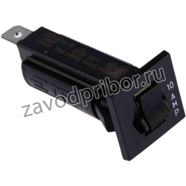 W28-XQ1A-10, Thermal Circuit Breaker - W28 Single Pole 32 V dc, 250V ac Voltage Rating Panel Mount, 10A Current