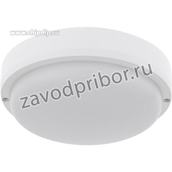 607-287, Светильник ЖКХ LED пылевлагозащищенный круг IP65 30Вт 3200Лм 6500K с микроволновым датчиком движения
