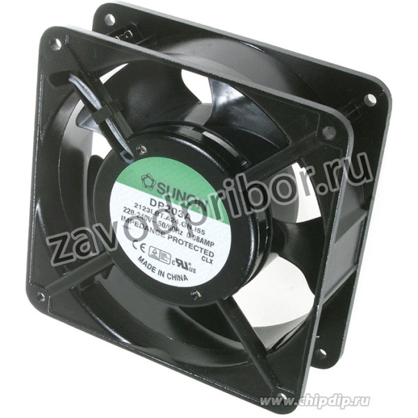DP203A/2123LBT.(A24).GN, Вентилятор 220В, 120х120х38, подшипник качения 2150 об/мин (OBSOLETE)