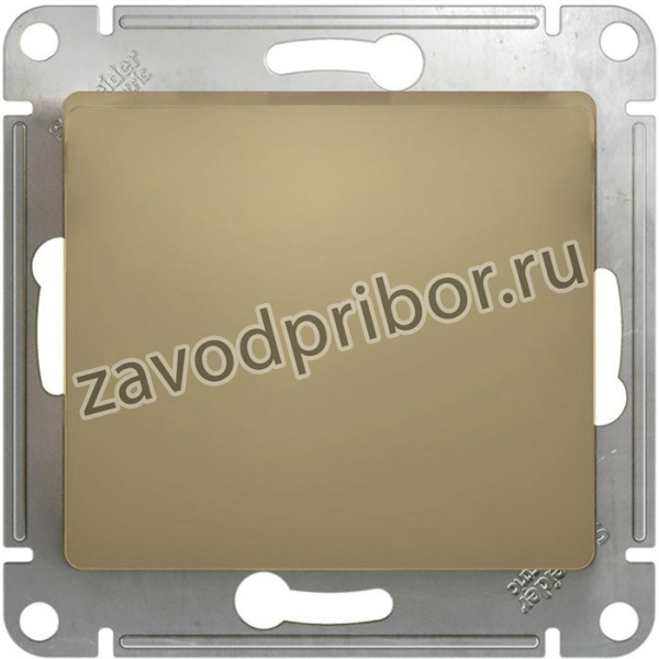Переключатель проходной 1-кл. СП Glossa 10А IP20 (сх. 6) 10AX механизм титан SE GSL000461