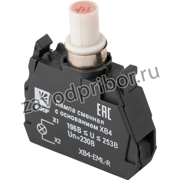 XB4-EML-R, Лампа сменная c основанием XB4 красная 230В PROxima