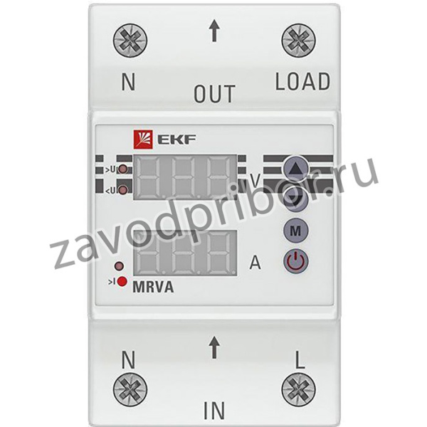 Реле напряжения и тока с дисплеем MRVA 32A PROxima MRVA-32A
