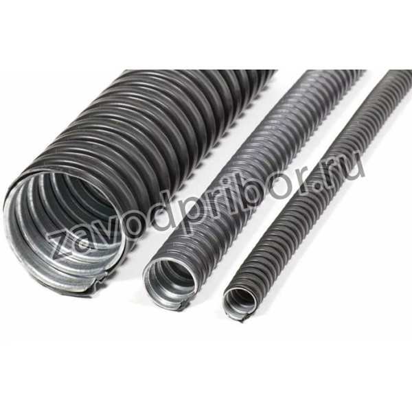 Металлорукав в ПВХ-изоляции Р3-ЦП нг LS 20 черн. (уп.50м) ГОФРОМАТИК/ЗЭТАРУС zeta44605