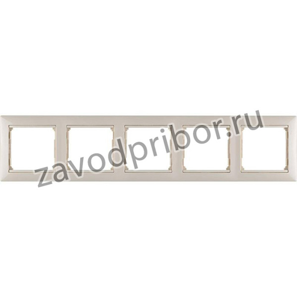 Рамка 5-м Valena горизонт. сл. кость Leg 774355