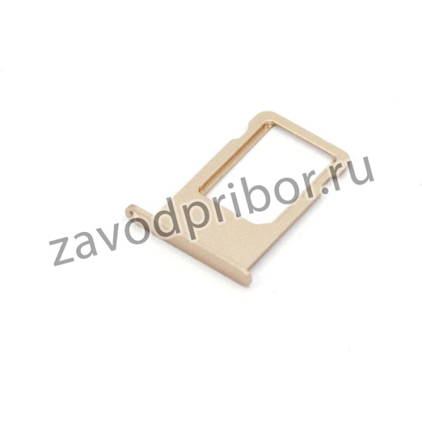 Держатель (лоток) SIM карты для Apple IPhone 6 Plus золотой