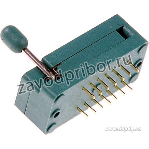 DS1044-14, DIP панель 14-контактная с нулевым усилием 0.3"