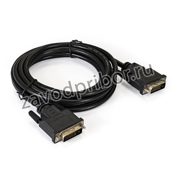 Кабель DVI dual link ExeGate EX-CC-DVI2-3.0 (25M/25M, 3м, позолоченные контакты)