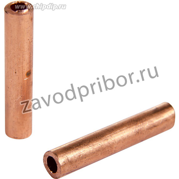 07-5353-1, Гильза медная ГМ 6-4 (6мм2 - _ 4мм) (в упак. 10 шт.)