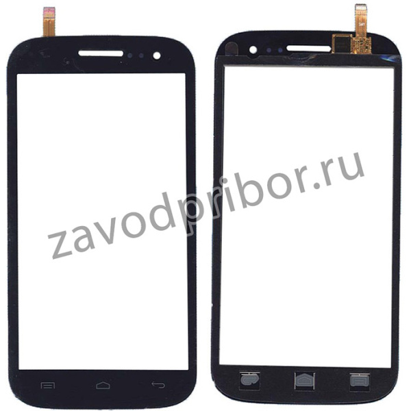 Сенсорное стекло (тачскрин) для Fly IQ451 Quattro Vista черное