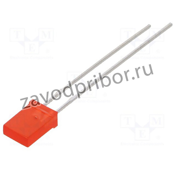 LL-254VD1E-V1-2B, LED; прямоугольная; 5x2мм; красный; 150?180мкд; 146°; 20мА