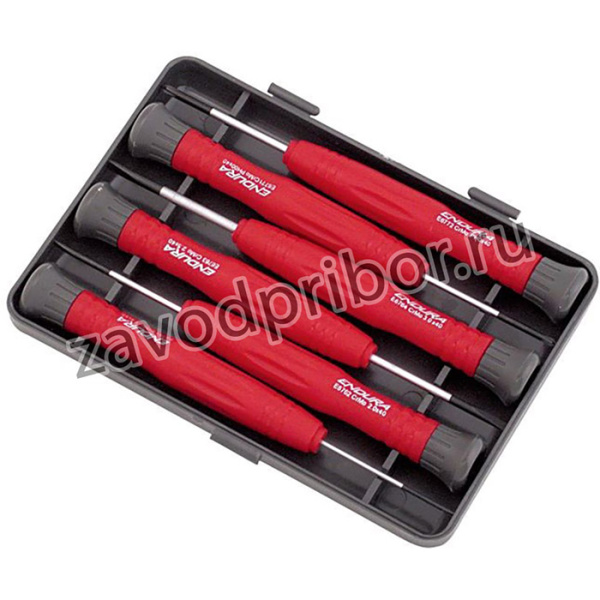 EN-E1114, Набор прецизионных отверток Endura E1114, 6 шт