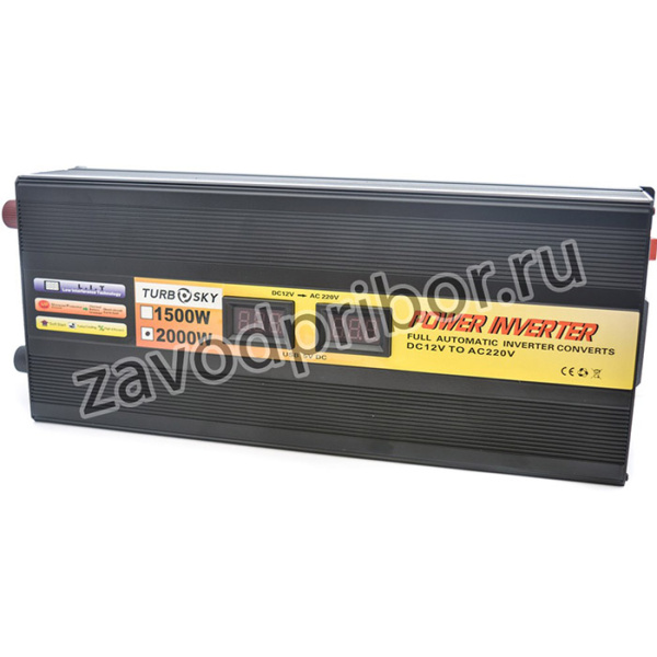 Инвертор Turbosky PI-2000. Преобразователь напряжения 2000 W