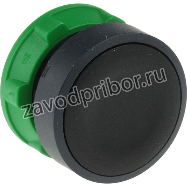 ZB5AA2, Pushbutton, Frontelement, _22mm, Black, IP69 (K), XB5 Product Line