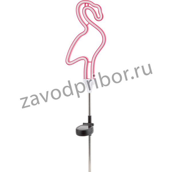 ERASF012-30 ЭРА Садовый неоновый светильник Фламинго на солнечной батарее Б0044238