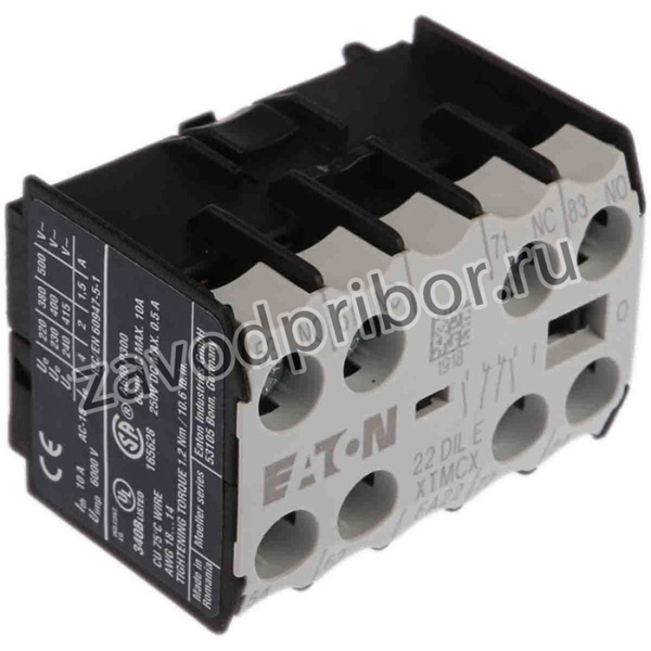 22DILE, Блок вспомогательных контактов 4 полюса, 2НО+2НЗ, винтовые Зажимы