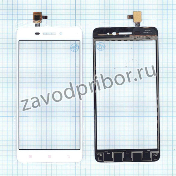 Сенсорное стекло (тачскрин) для Lenovo S60 белое