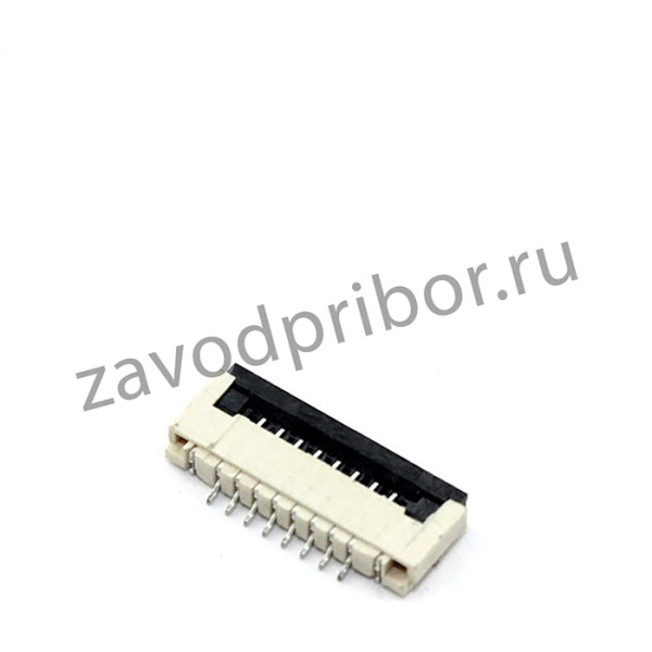 Разъем FPC Flip-Lock 1010-8RLGF 8 pin высота 1мм шаг 1мм