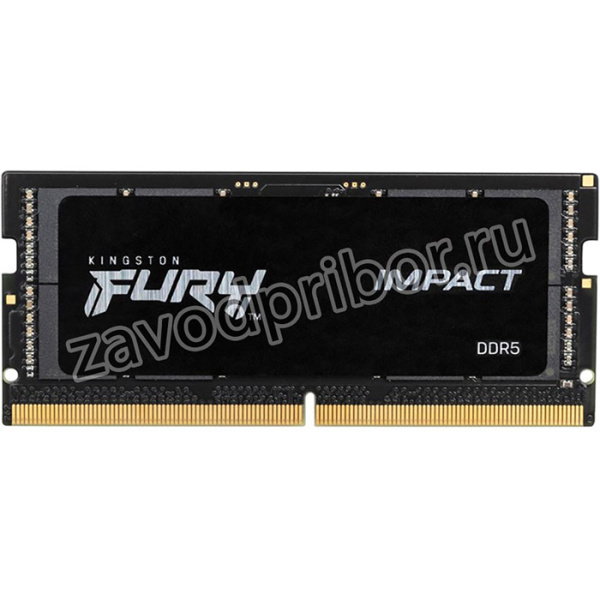 Оперативная память Kingston DDR5 16GB 5600MT/s CL40 SODIMM FURY Impact PnP