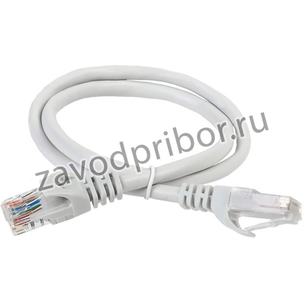 Коммутационный шнур (патч-корд), кат.5Е UTP, 3м, серый | PC01-C5EU-3M | ITK