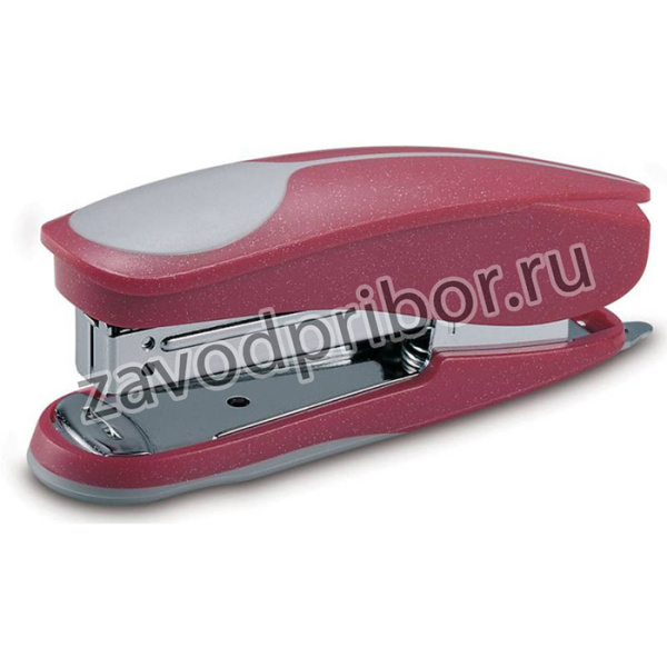 Степлер Kw-Trio 5516RED Half-strip Pollex 24/6 26/6 (20листов) встроенный антистеплер красный 105скоб