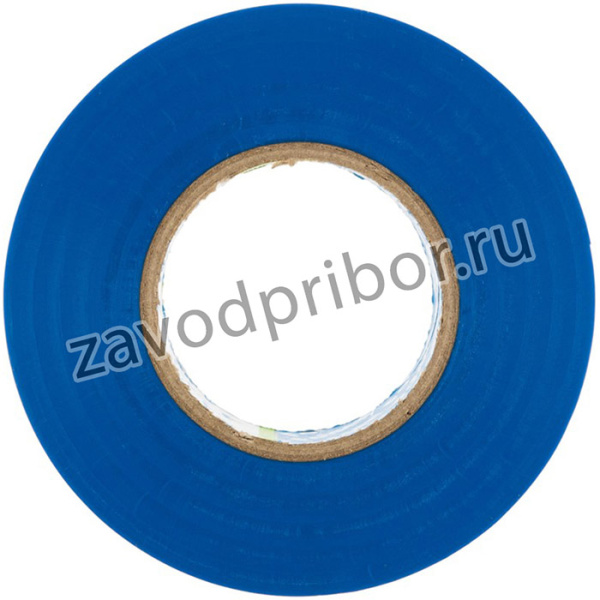 Лента изоляционная 19 мм x20 м толщина 0,18 мм ПВХ синяя от -18C до +105C Folsen Premium 012102