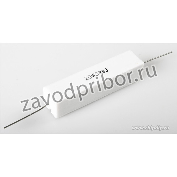 SQP 20 Вт 1 кОм, 5%, Резистор проволочный мощный (цементный)