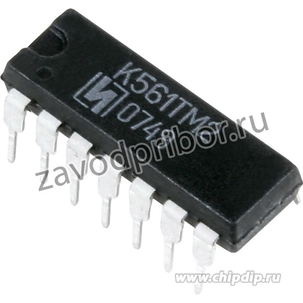 К561ТМ2 (16-19гг.), Два триггера D-типа [2102Ю.14-В] (=СD4013АN)