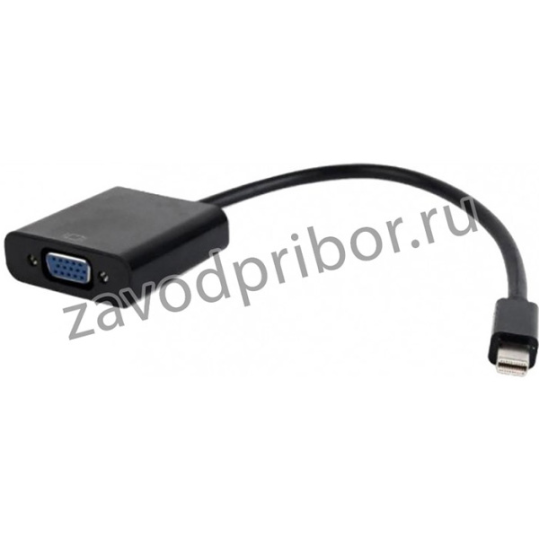 Кабель Mini DisplayPort - VGA, M/F, 0.15 м, Cablexpert, чер, A-mDPM-VGAF-02