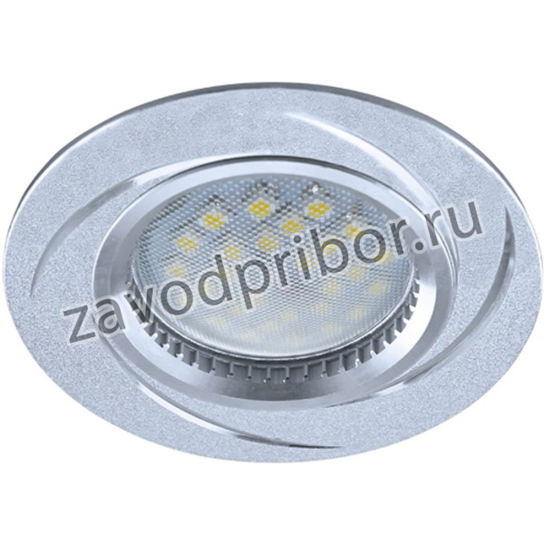 MR16 DL3181 GU5.3 Светильник встр. литой матовый Хром/Алюм Вихрь 23x78 /кd74/ FS1607EFF