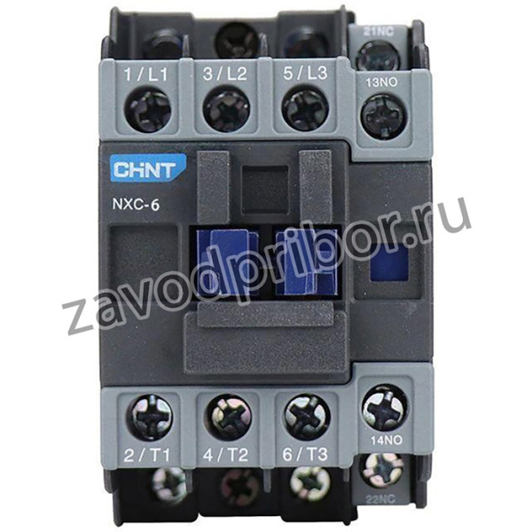 Контактор NXC-06 6А 220В/АС3 1НО+1НЗ 50Гц (R) CHINT 836696