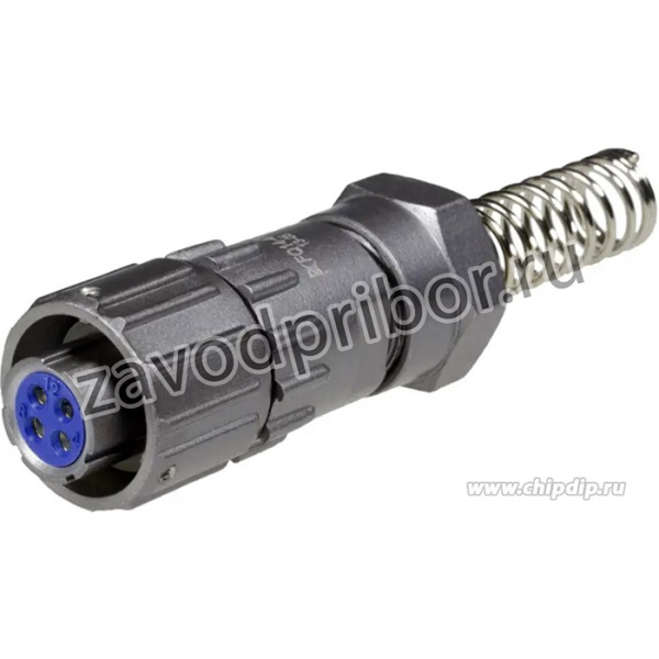 FQ14-4TK-8, Розетка кабельная 4pin d=8мм