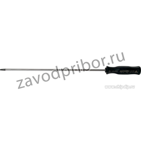 4-643, Отвертка антистатическая, 400мм, шлиц OBSOLETE