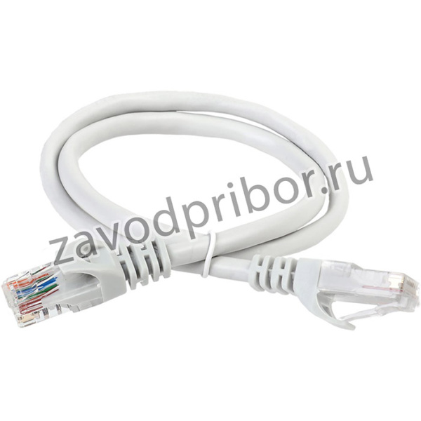 Коммутационный шнур (патч-корд), кат.5Е UTP, LSZH, 0,5м, серый | PC01-C5EUL-05M | ITK