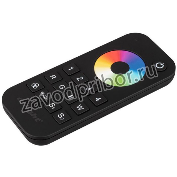 Пульт SMART-R26-RGBW Black (4 зоны 2.4G) (IP20 пластик 5 лет) Arlight 023477
