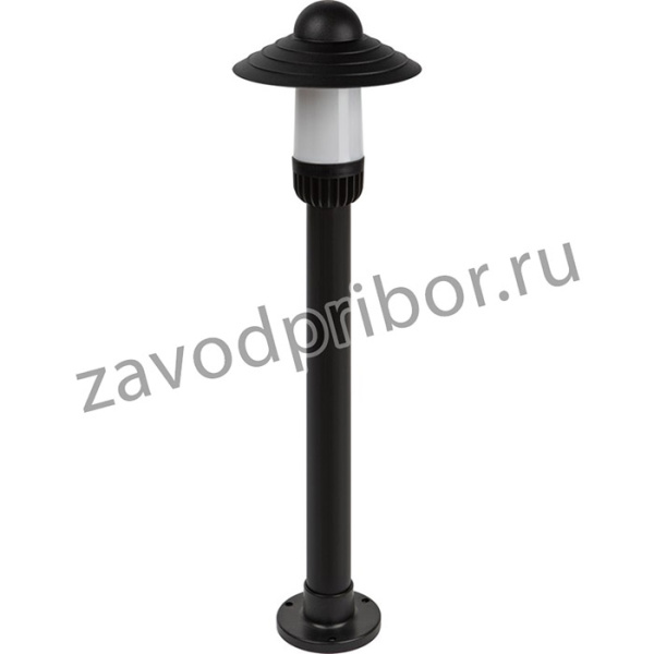 Садово-парковый светильник ЭРА НТУ 01-60-009 Поллар напольный черный IP54 Е27 max60Вт h860мм Б0057493