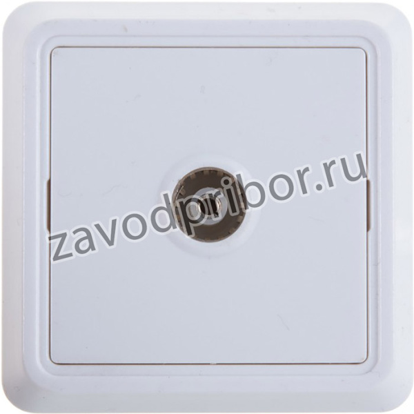 ОКТАВА Розетка 1местн. телевиз. белый EAO10-K01-DC