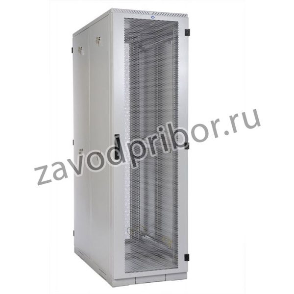 Шкаф серверный ЦМО (ШТК-С-42.8.12-44АА) напольный 42U 800x1200мм пер.дв.перфор. задн.дв.перфор. 4 бок.пан. направл.под закл.гайки 1000кг сер