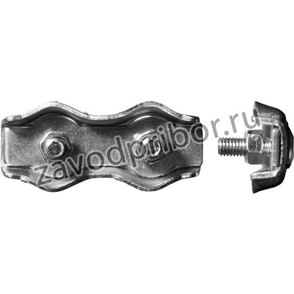 Зажим для троса Duplex 4мм 1шт 801039