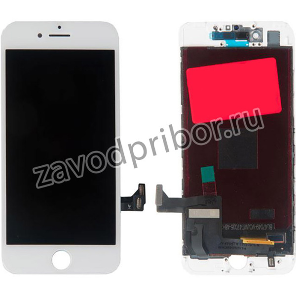 Дисплей (экран) в сборе с тачскрином для iPhone 7 белый (ZeepDeep)