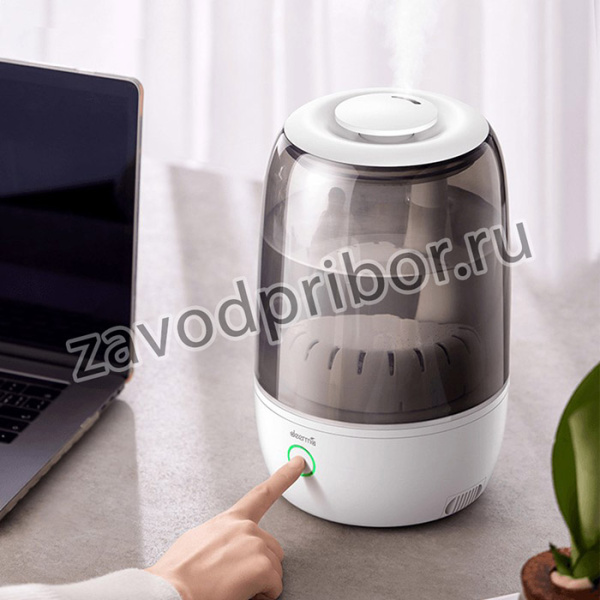 Увлажнитель воздуха ультразвуковой DEERMA Humidifier, 3.5л, белый/серый