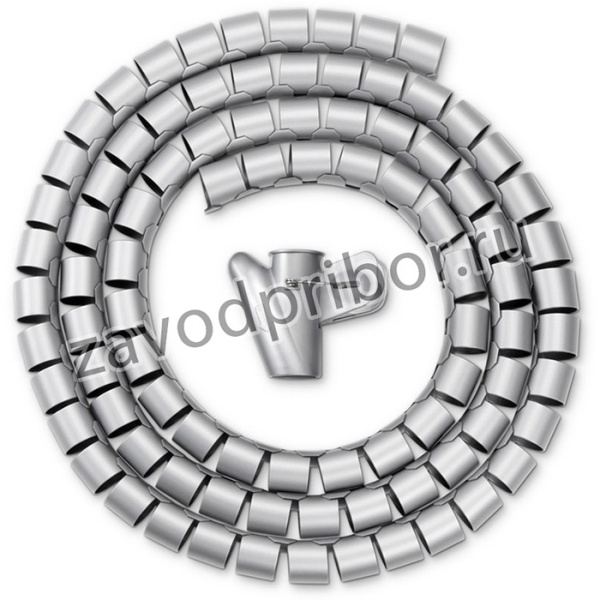 Кабельный органайзер Buro BHP CG252S Spiral Hose 25x2000mm Silver